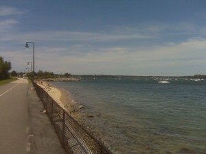 Running by the Beach